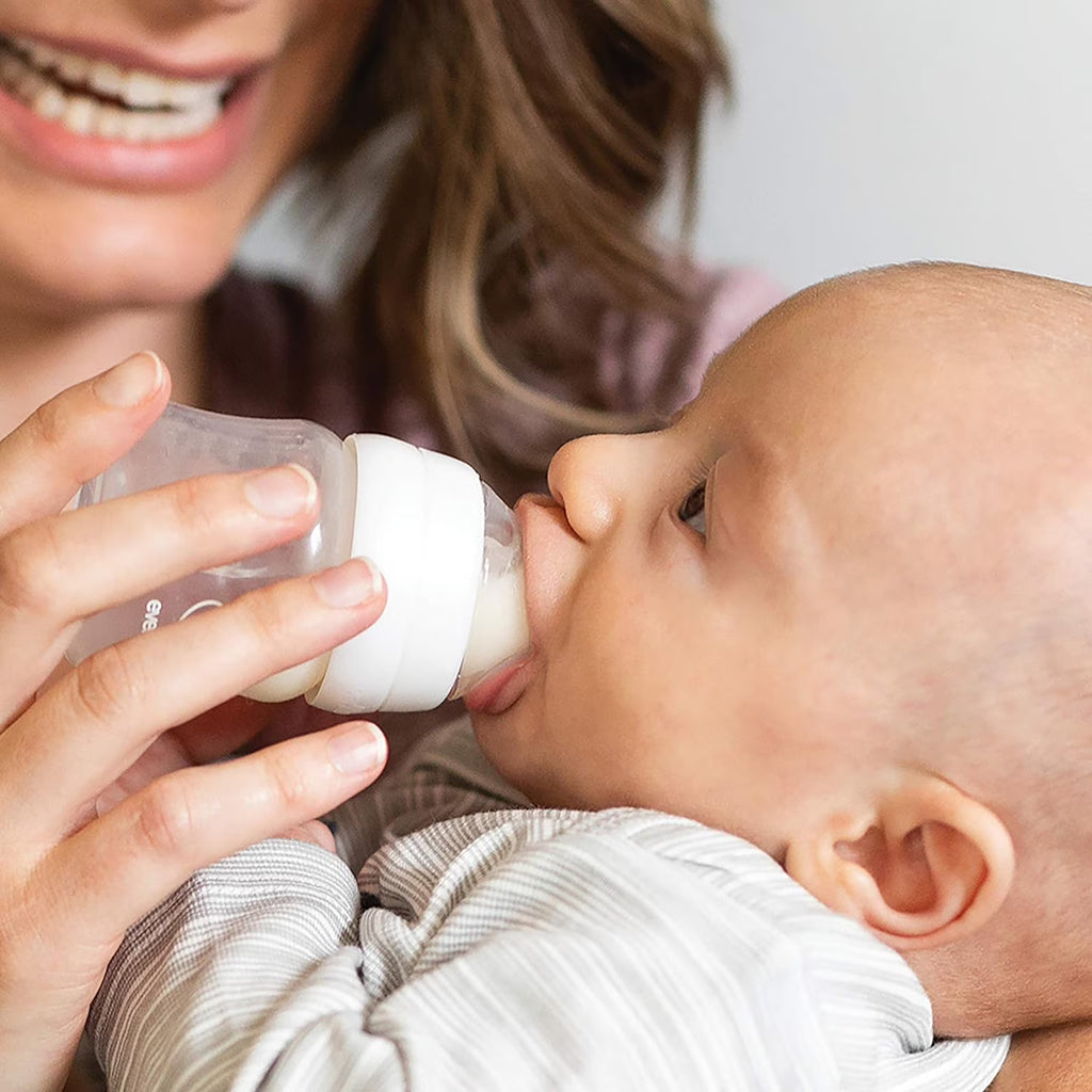 Evenflo Balance Wide Baby Bottles, Platinum White Color 9oz 2 Count