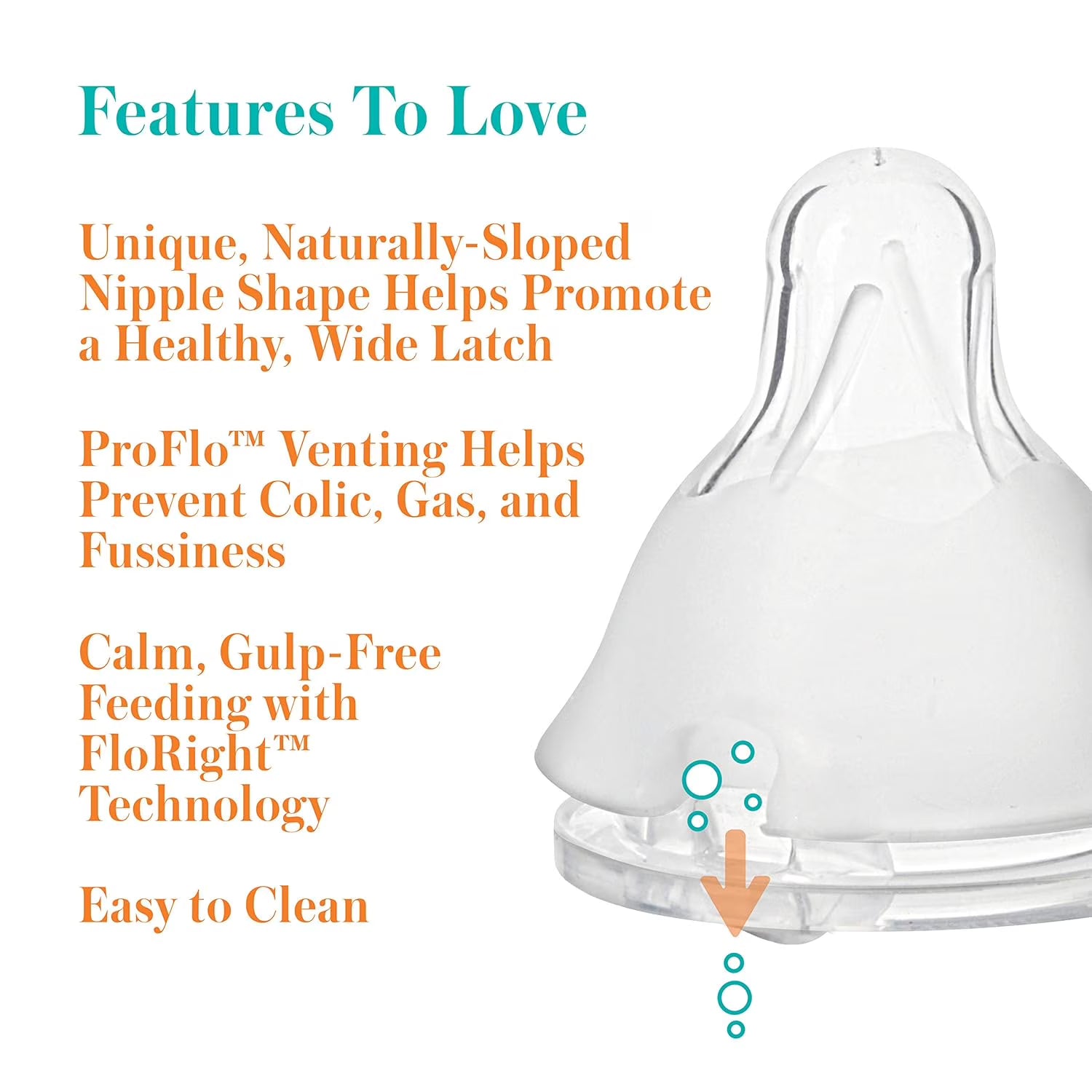 Evenflo Balance Wide Baby Bottles, Platinum White Color 9oz 2 Count